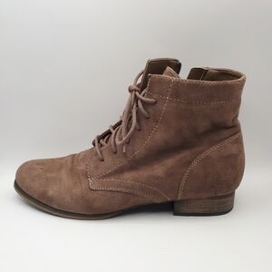 Alberto Brown Suede Ankle Boots